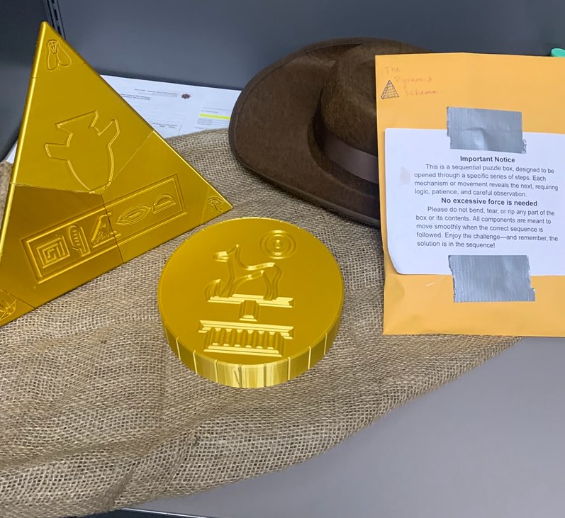 Pyramid Scheme Puzzle Box